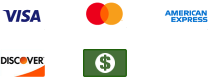 Online Payments – Visa, Mastercard, American Express, Discover